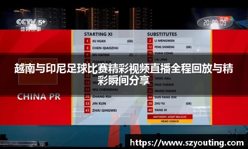 越南与印尼足球比赛精彩视频直播全程回放与精彩瞬间分享